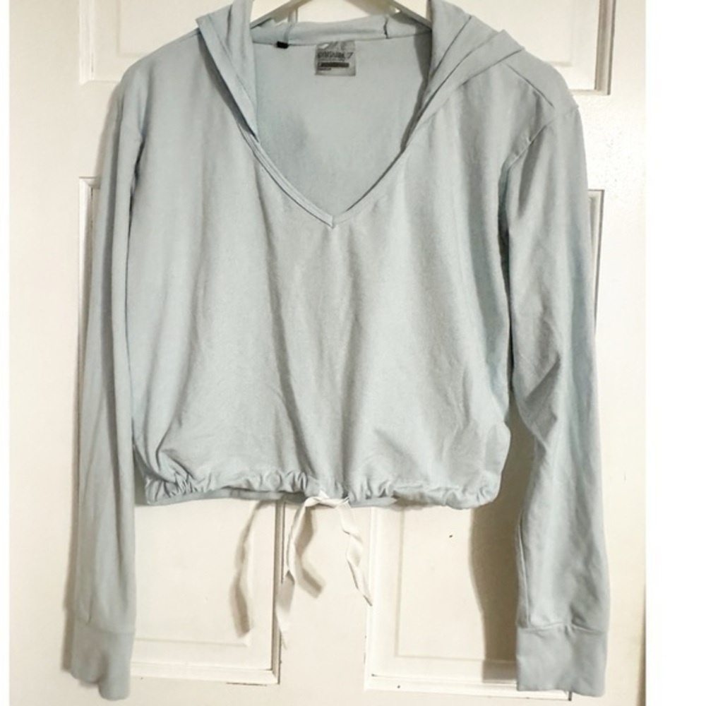 Gymshark Light Blue Hoodie Sz M